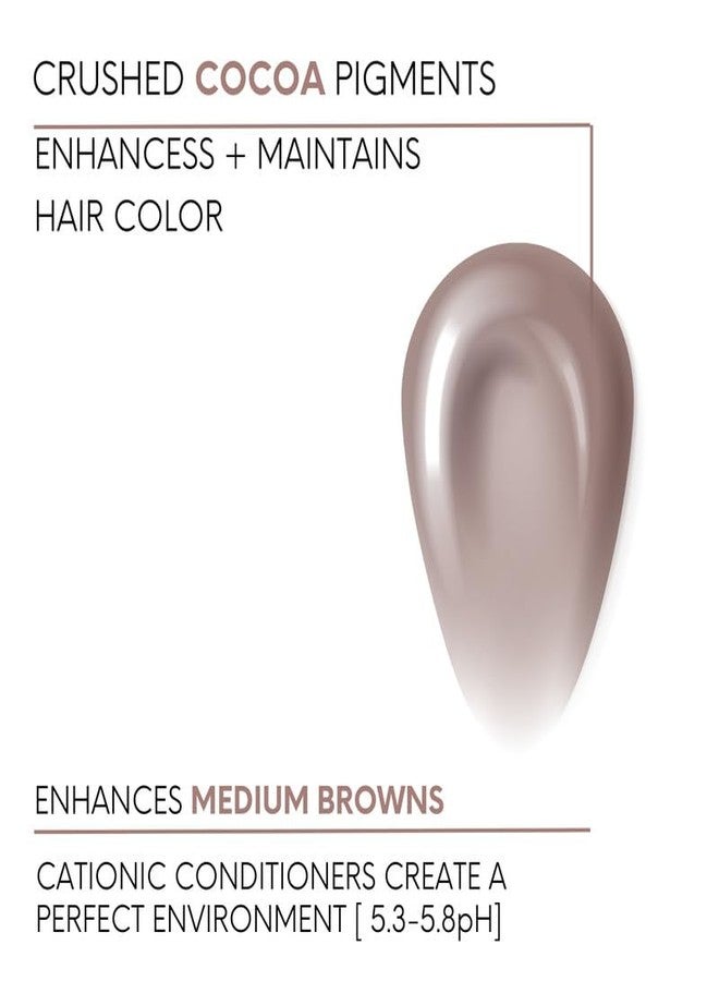Watercolors Color Depositing Shampoo, Semi Permanent Hair Color 8.5 oz - COCOA - Image 4